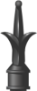 beechwood metal fence caps triad finial